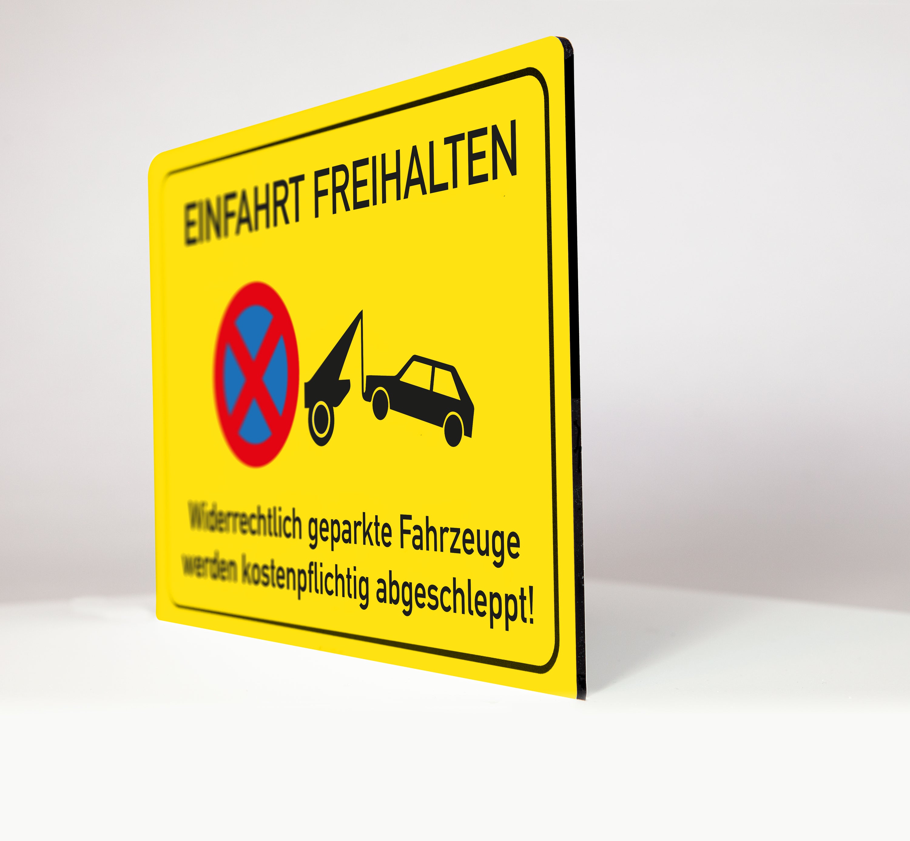 Parkplatzschild 'Dies Ist Eine Einfahrt!' – Aluminium-Schild Für Innen & Außen