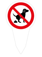 Laden Sie das Bild in den Galerie-Viewer, Hundekot verboten Steckschild